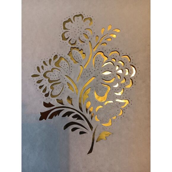 Vintage Lot Of 6 Scherenschnitte Pre-cut Patterns And Backgrounds Lot #4 - Picture 4 of 7